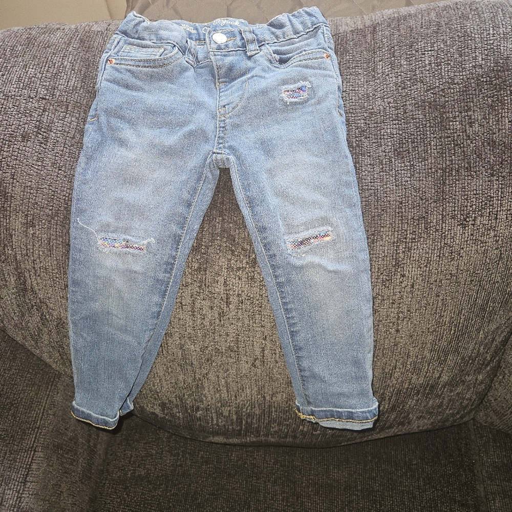 8 size 2t and 3t jeans and cargo pants bundle